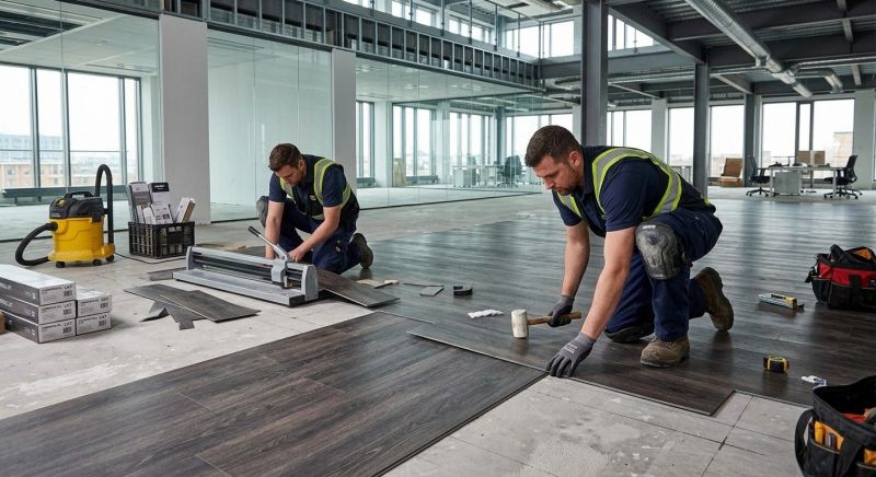 Our team working on Flooring Service projects in Sterling, VA