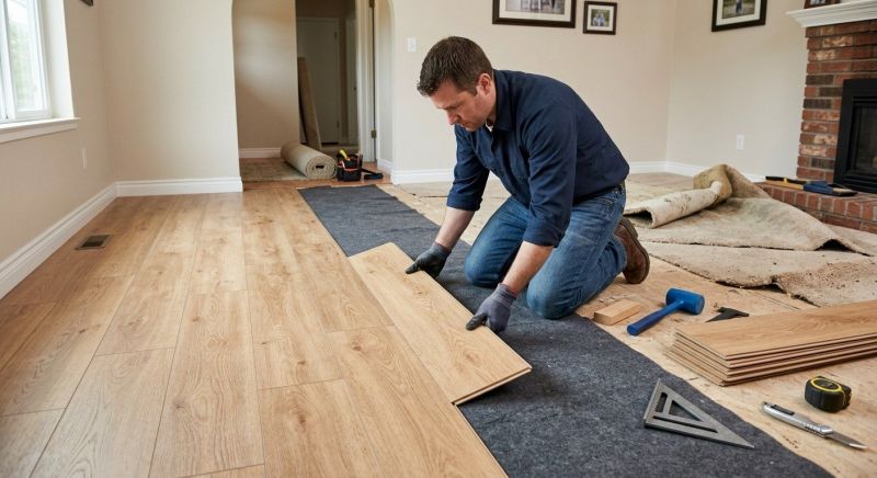 Laminate Floor Remodeling in Sterling, VA