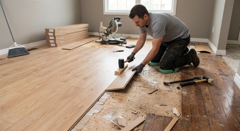 Laminate Floor Replacement in Bethesda, MD