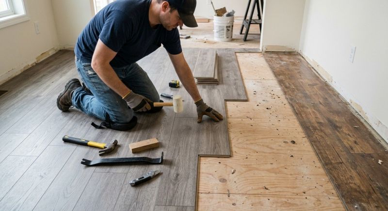 Laminate Floor Replacement in Falls Church, VA