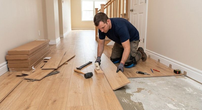 Laminate Floor Replacement in Montgomery County, MD