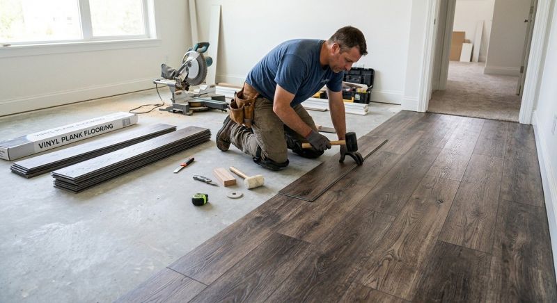 Linoleum Floor Installation in Clarksburg, MD