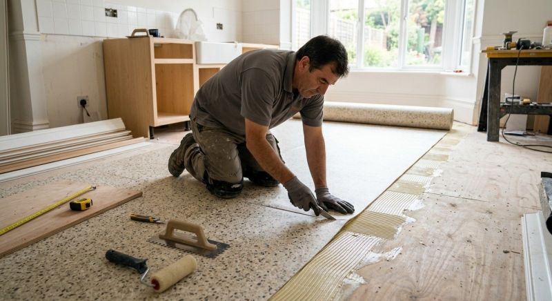 Linoleum Floor Installation in Derwood, MD