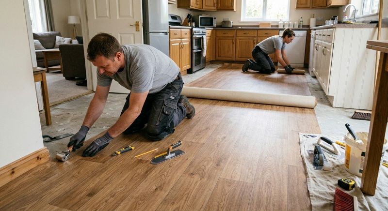 Linoleum Flooring Replacement in Sterling, VA