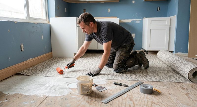 Sheet Flooring Installation in Centreville, VA