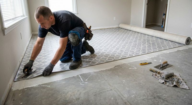 Sheet Flooring Installation in Clarksburg, MD