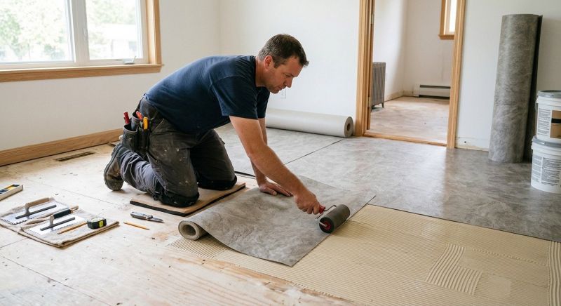 Sheet Vinyl Installation in Bluemont, VA