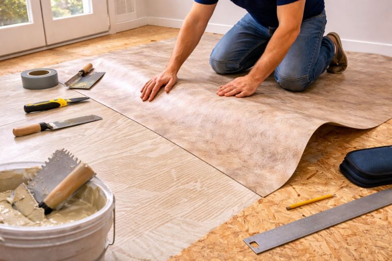 Sheet Vinyl Installation in Sandy Spring, MD