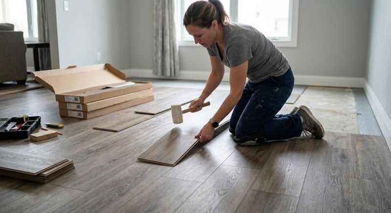 Vinyl Plank Floor Installation in Sterling, VA